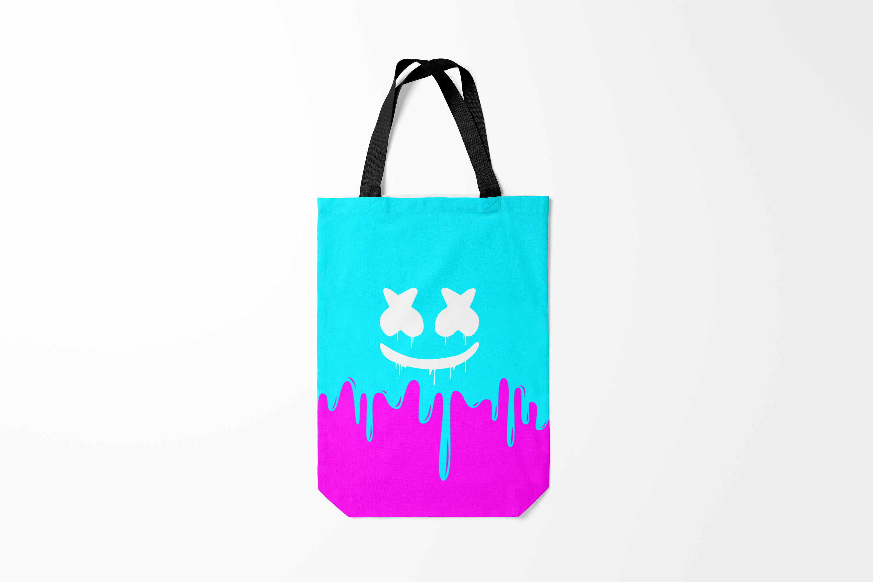 

Сумка шoппер унисекс Burnettie Marshmello, бирюзовый, Marshmello