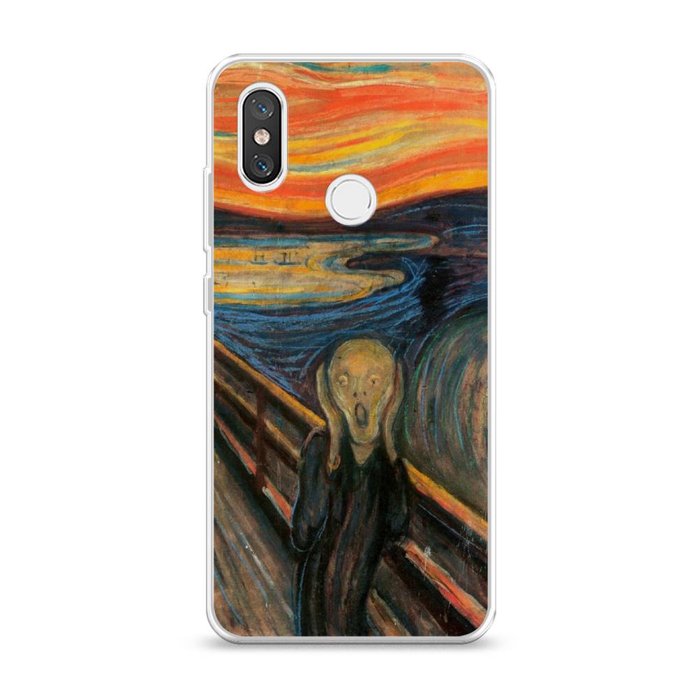 

Чехол Awog на Xiaomi Mi 8 "Крик", Разноцветный, 33550-9