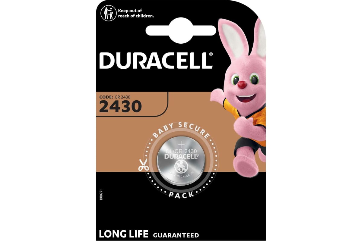 Батарейка Duracell 5007994 2430-1BL, Б0044729