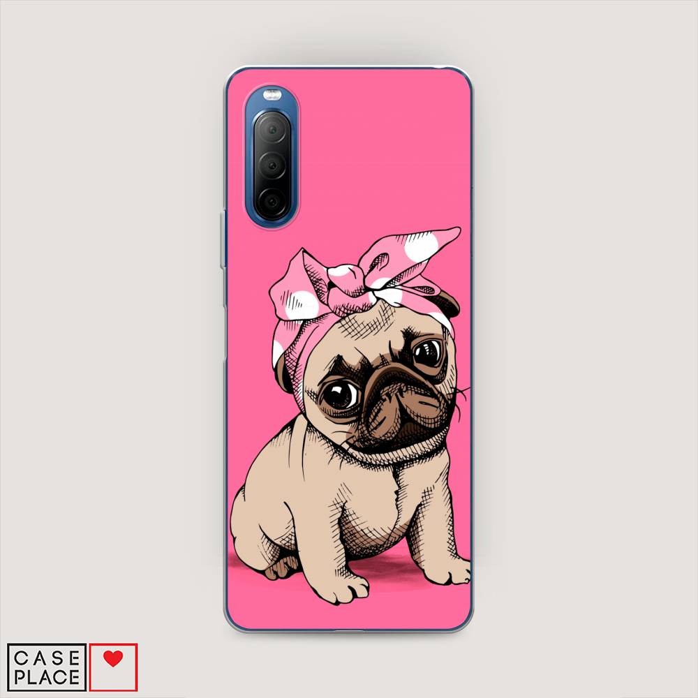 

Чехол Awog на Sony Xperia 10 II "Dog Pin-Up", Разноцветный, 54650-2