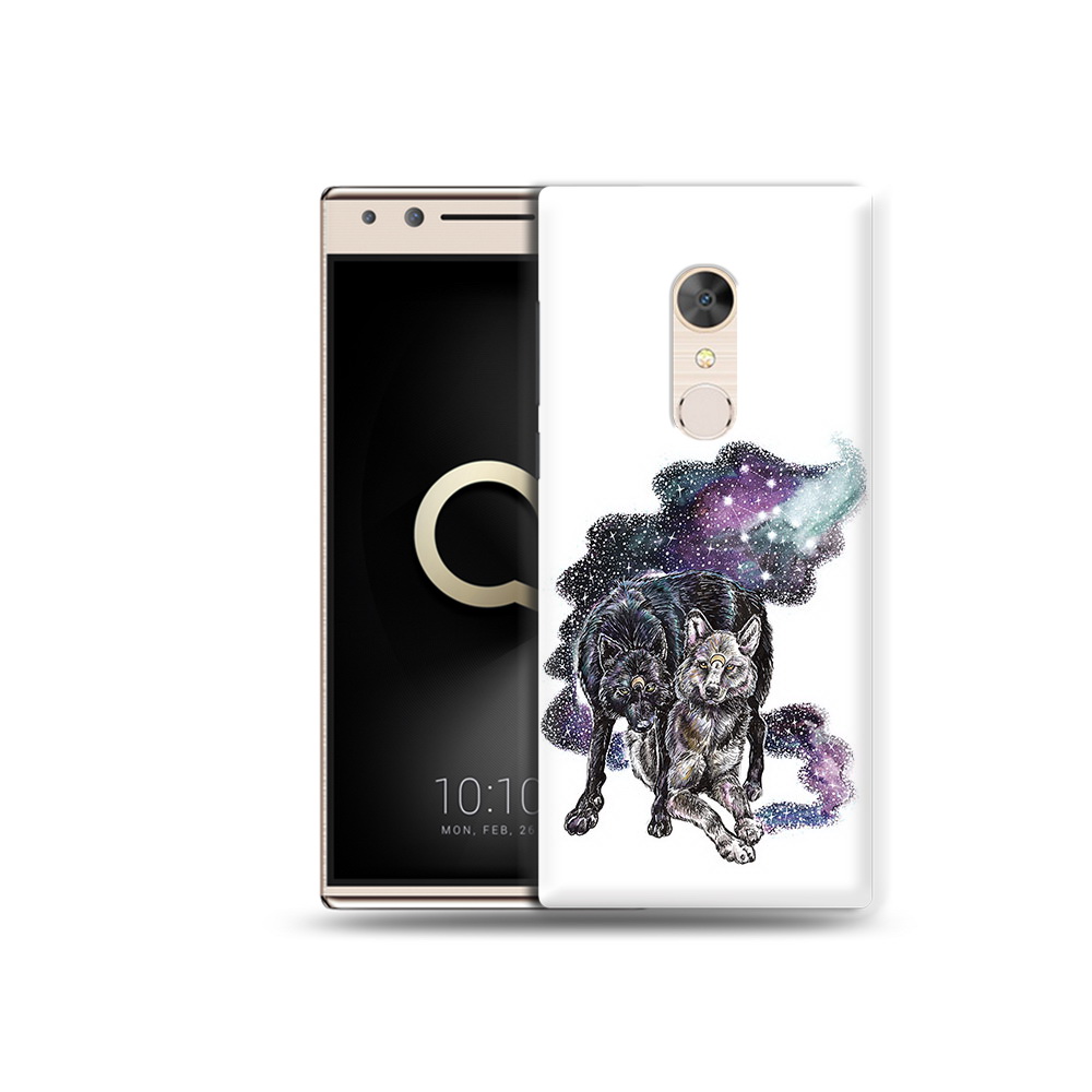 

Чехол MyPads Tocco для Alcatel 5 звездные волки (PT110913.675.352), Прозрачный, Tocco