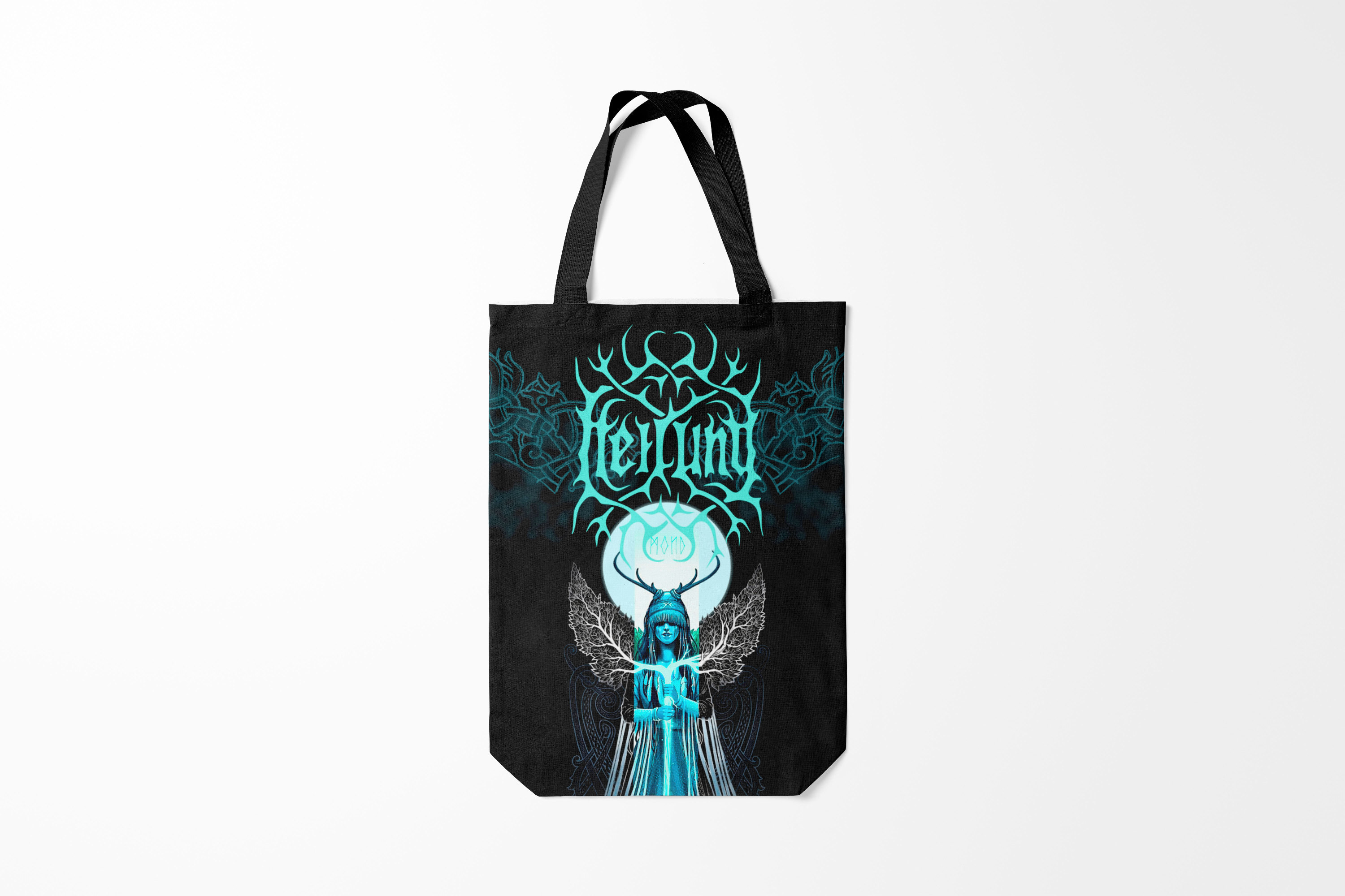 

Сумка шoппер унисекс Burnettie Heilung, черный, Heilung