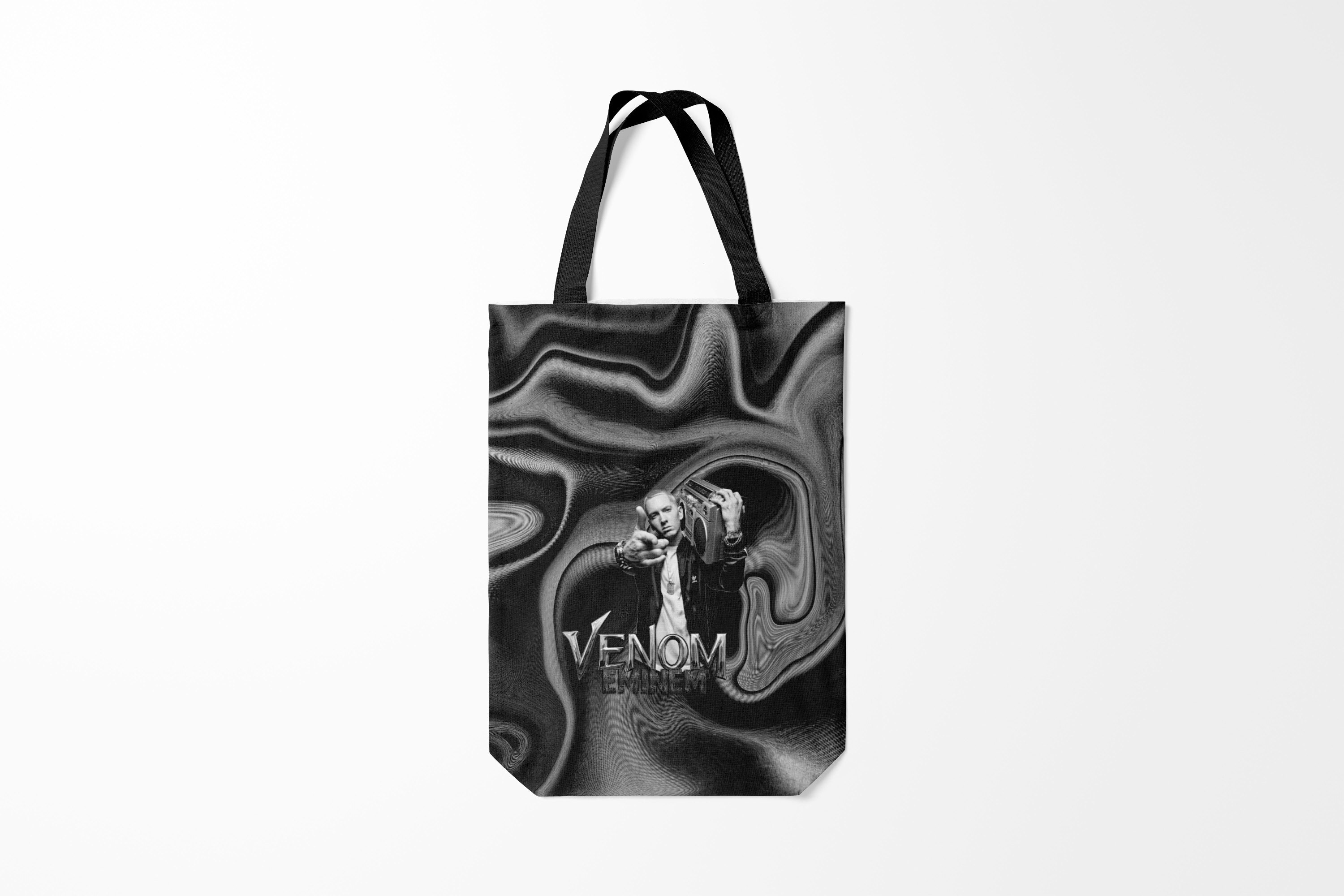 

Сумка шoппер унисекс Burnettie Eminem Venom, черный, Eminem Venom