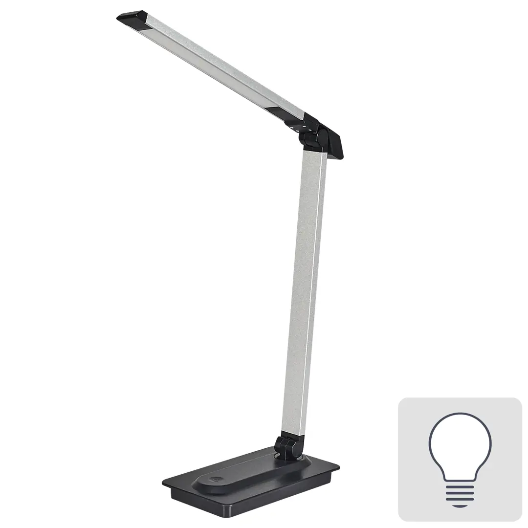 

Рабочая лампа настольная светодиодная KD-846 с регулировкой яркости, цвет чёрный