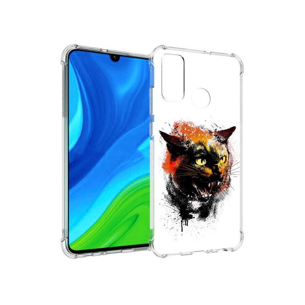 

Чехол MyPads Tocco для Huawei P Smart (2020) сиамский кот, Прозрачный, Tocco