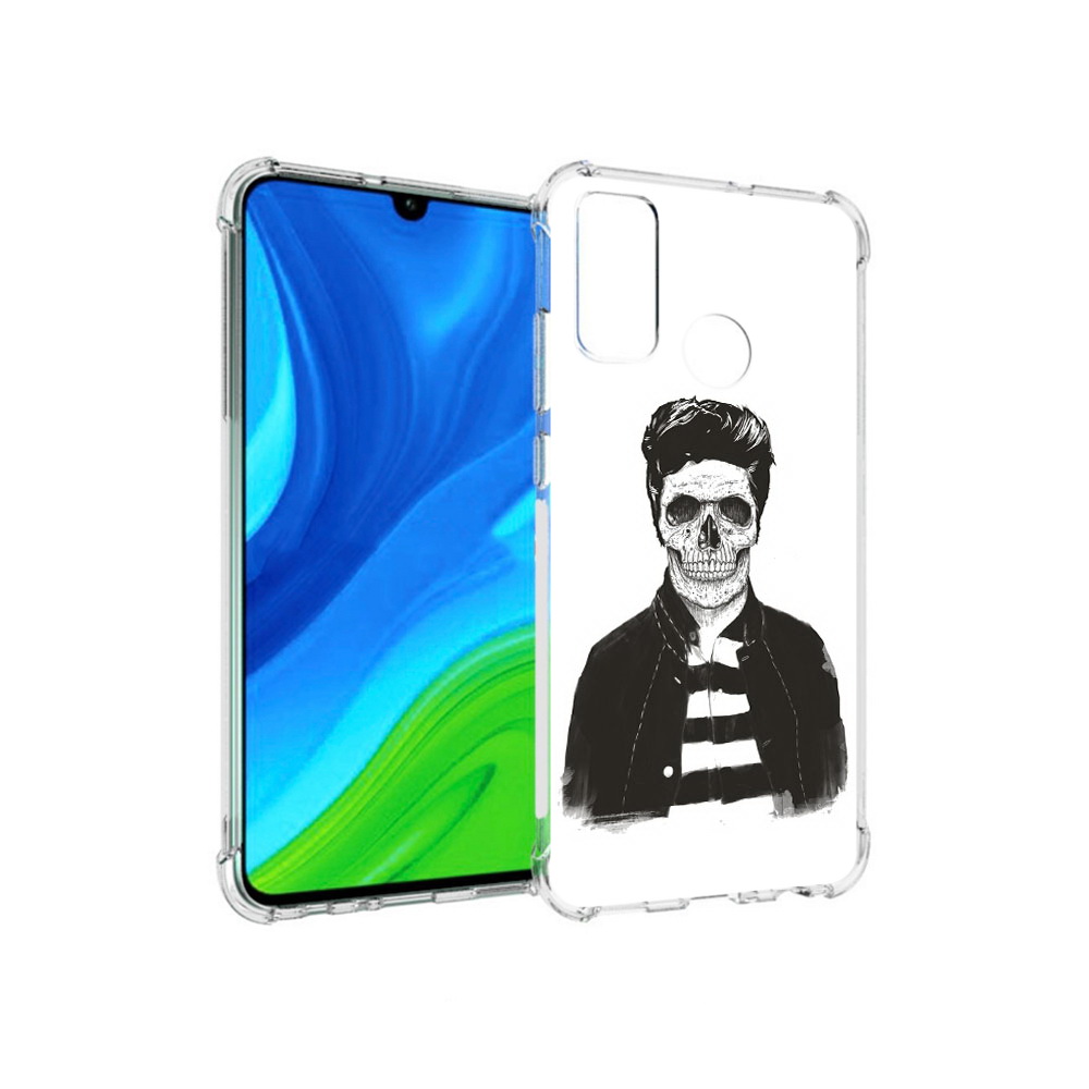 

Чехол MyPads Tocco для Huawei P Smart (2020) скелет, Прозрачный, Tocco