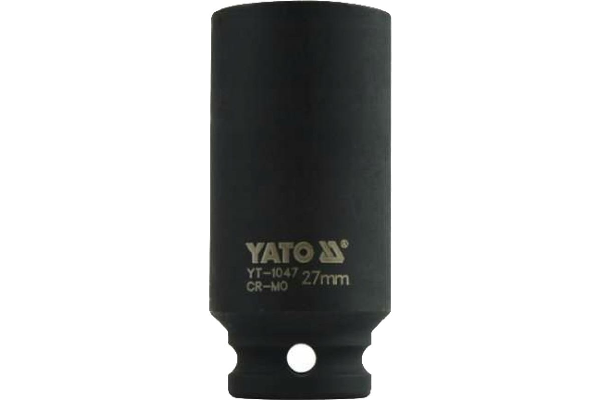 

YATO Головка ударная глубокая, 27 мм, 6 гр, 1 2 1шт