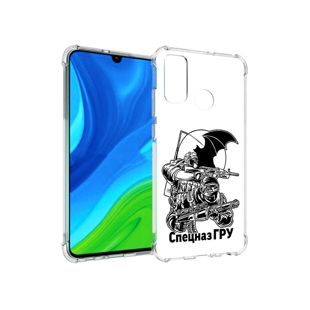 

Чехол MyPads Tocco для Huawei P Smart (2020) спецназ гру, Прозрачный, Tocco