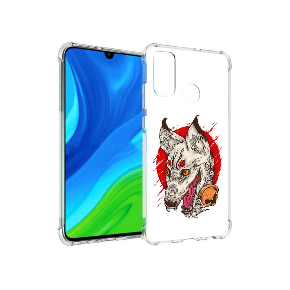 

Чехол MyPads Tocco для Huawei P Smart (2020) страшная собака, Прозрачный, Tocco