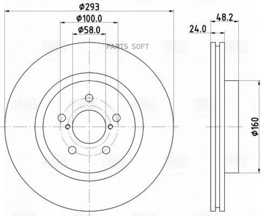 

Диск торм. для а/м Subaru XV (17-) перед. d=293 | перед |
