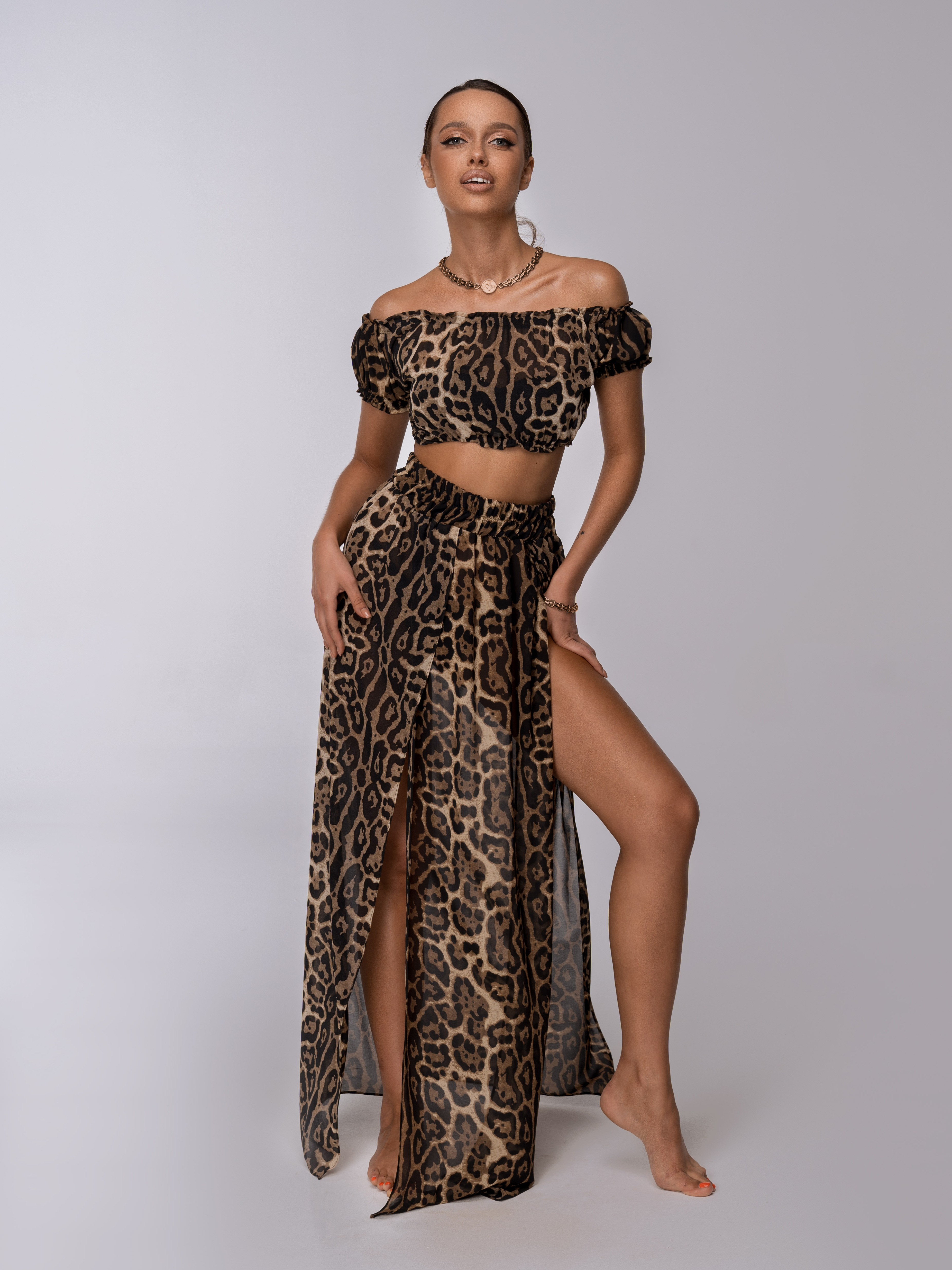 

Костюм женский Balibikini Джанет коричневый S/M, Джанет