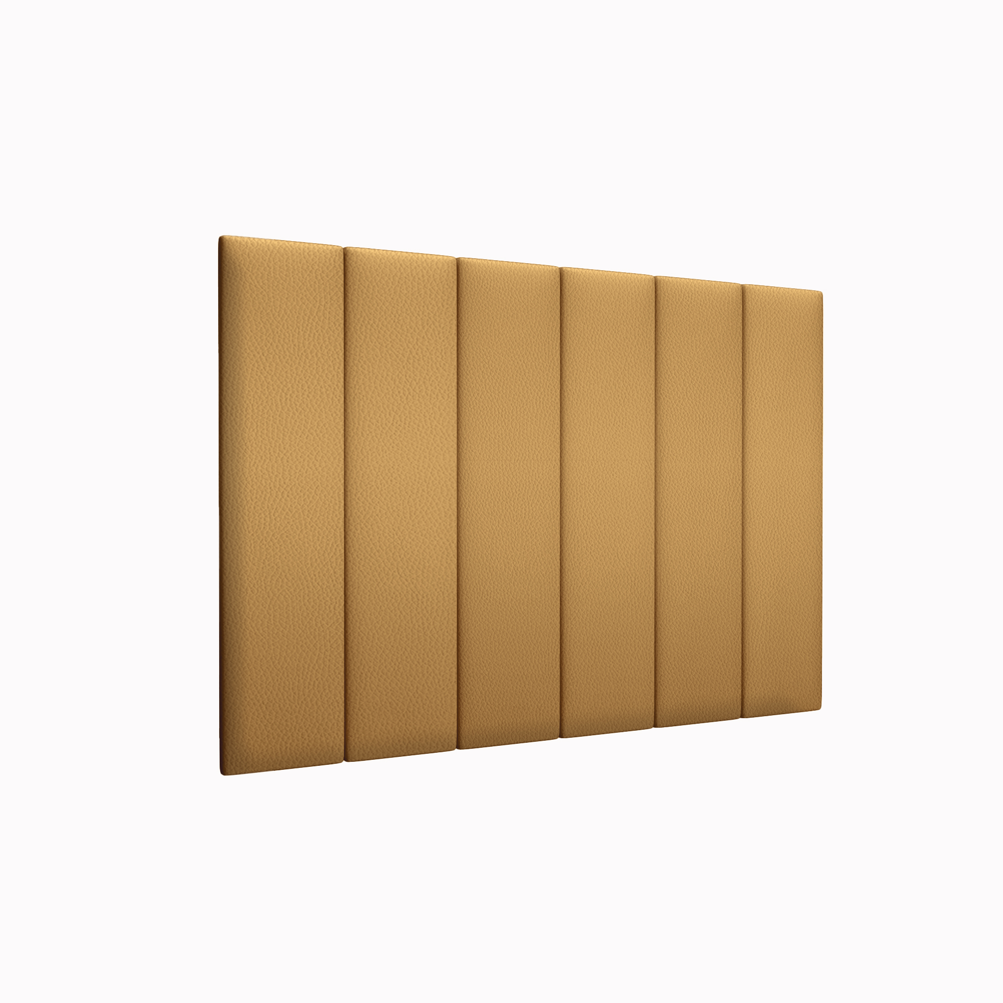 фото Прикроватная панель eco leather gold 20х80 см 4 шт. tartilla