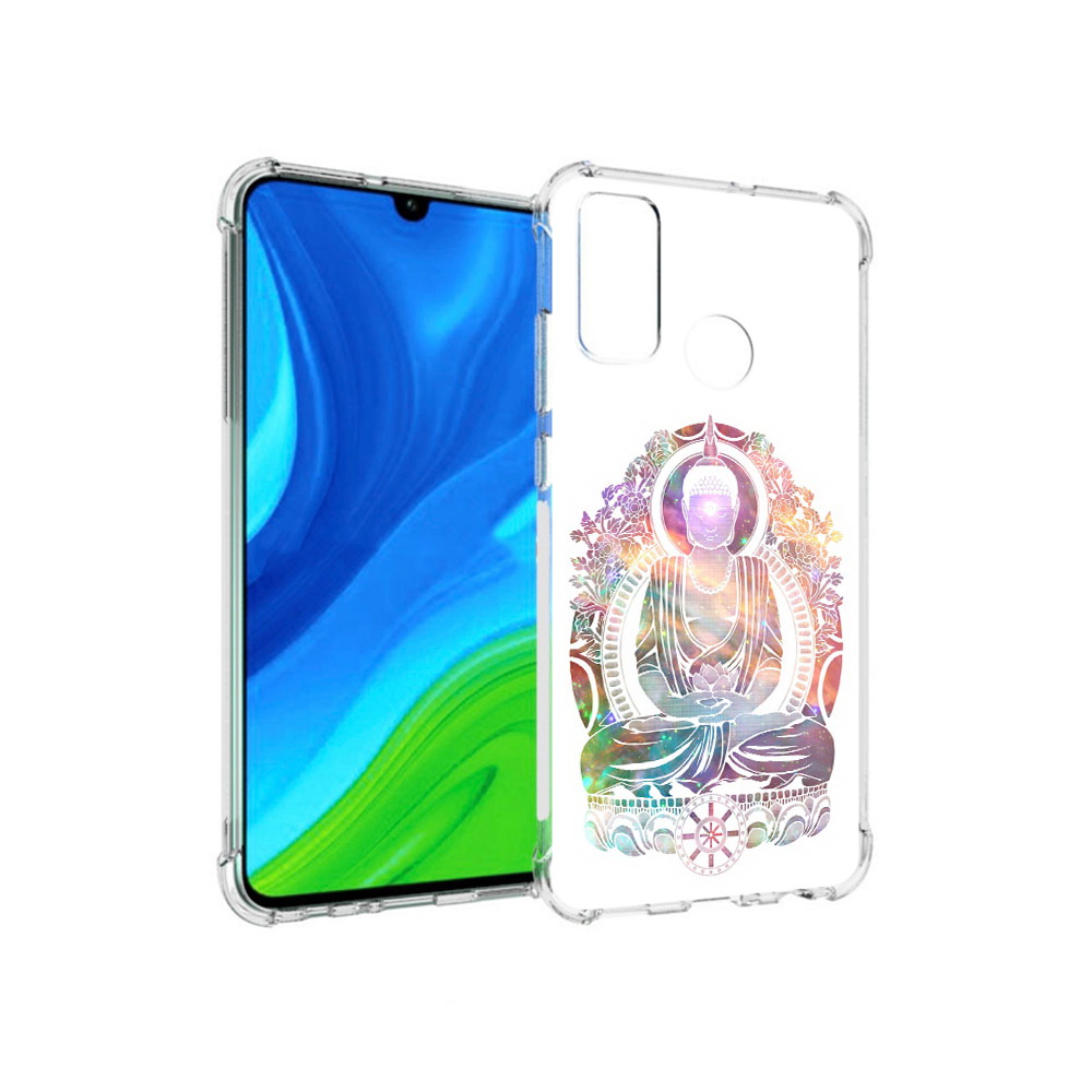 

Чехол MyPads Tocco для Huawei P Smart (2020) умный мужчина абстракция, Прозрачный, Tocco