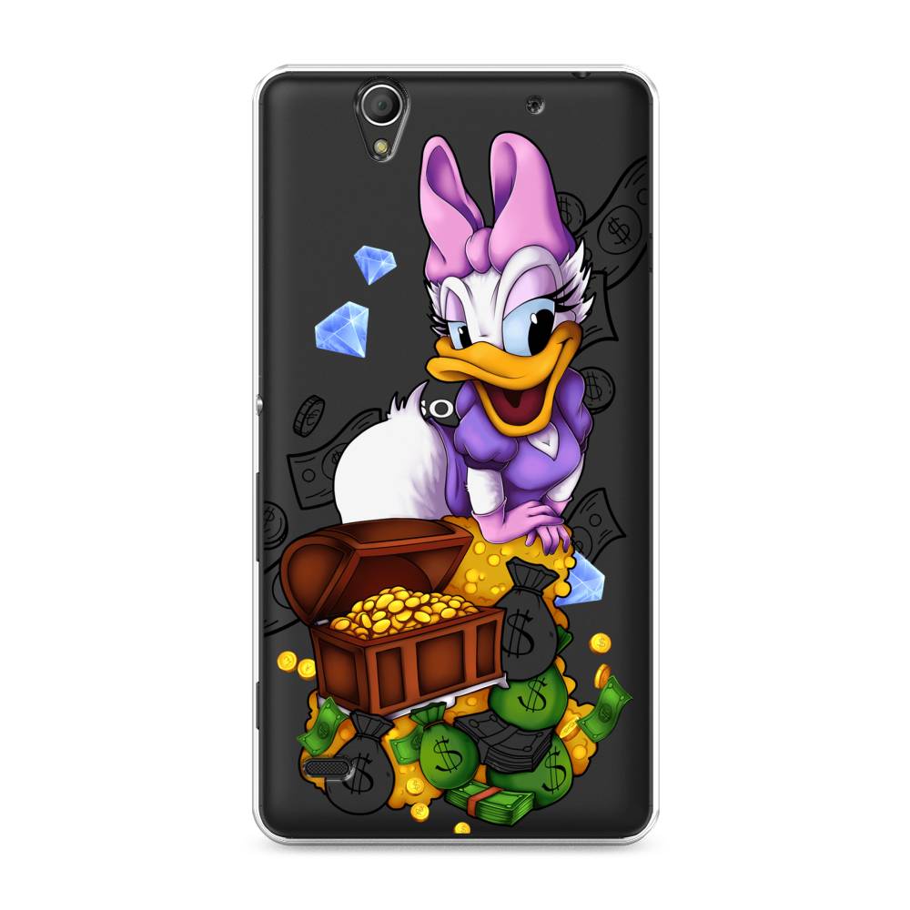 

Чехол на Sony Xperia C4 "Rich Daisy Duck", Коричневый;белый;фиолетовый, 52650-6