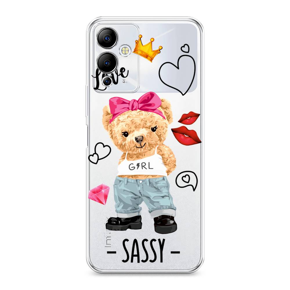 

Чехол на Infinix Note 12i "Sugar Mommy", Голубой;белый;розовый, 3102050-6
