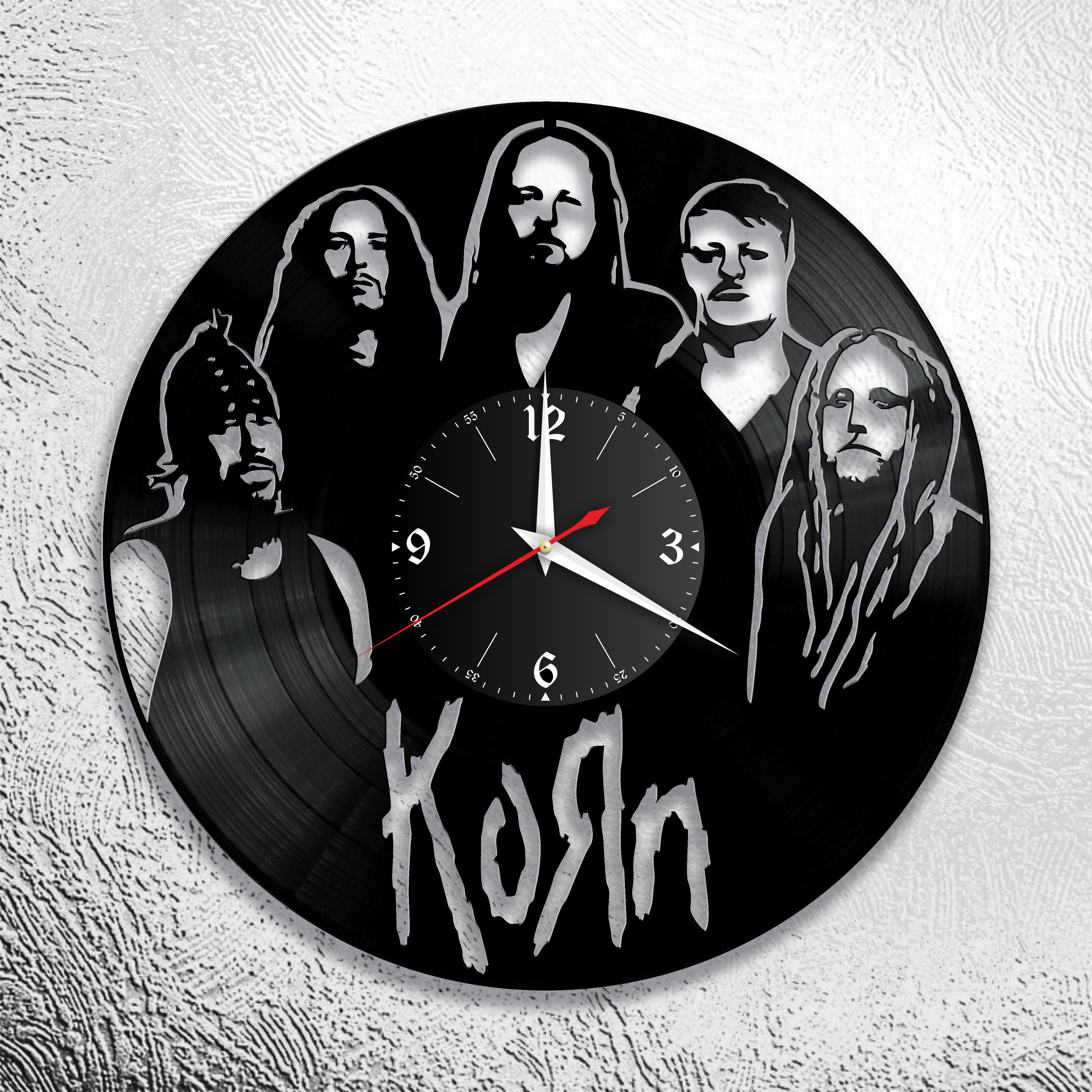 

Настенные часы из виниловой пластинки Korn, Korn