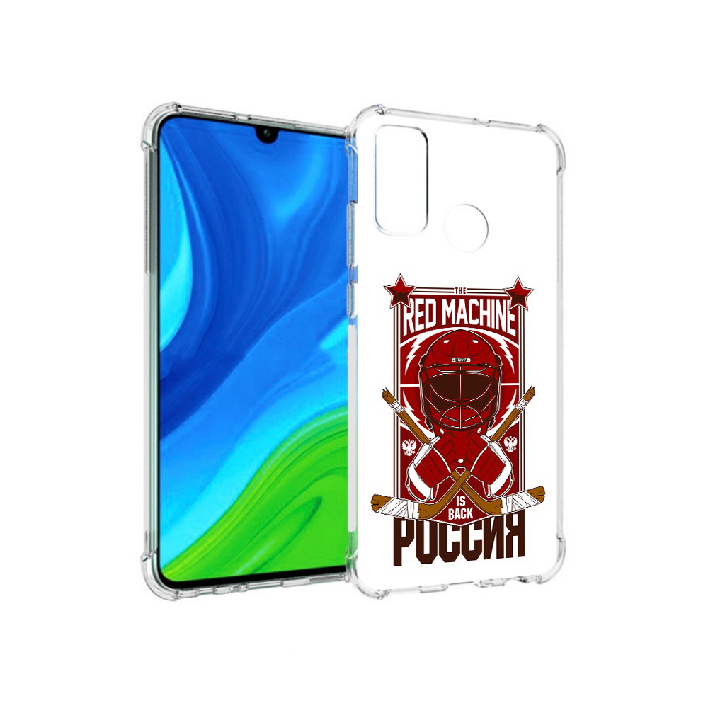 

Чехол MyPads Tocco для Huawei P Smart (2020) хоккей россия, Прозрачный, Tocco