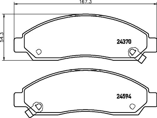 

Тормозные колодки NISSHINBO передние дисковые Strong Ceramic NP4003SC