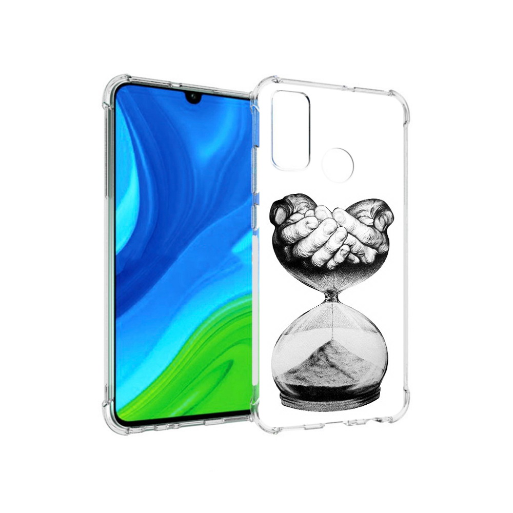 фото Чехол mypads tocco для huawei p smart (2020) часы жизни черно белый