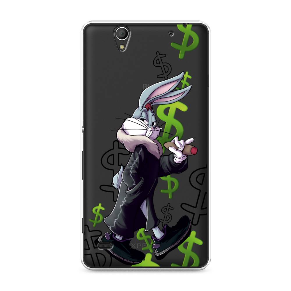 

Чехол на Sony Xperia C4 "Rich Bugs Bunny", Зеленый;черный;голубой, 52650-6
