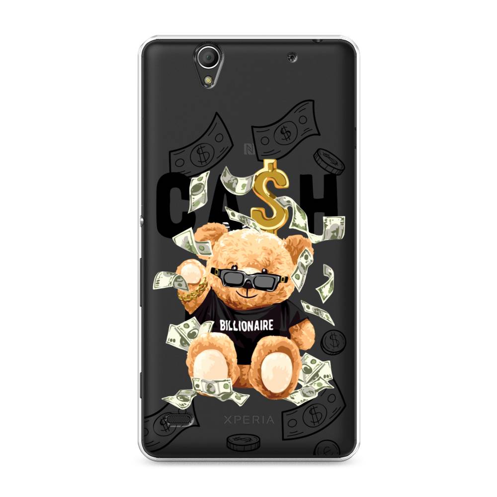 

Чехол на Sony Xperia C4 "Big cash", Черный;серый;бежевый, 52650-6