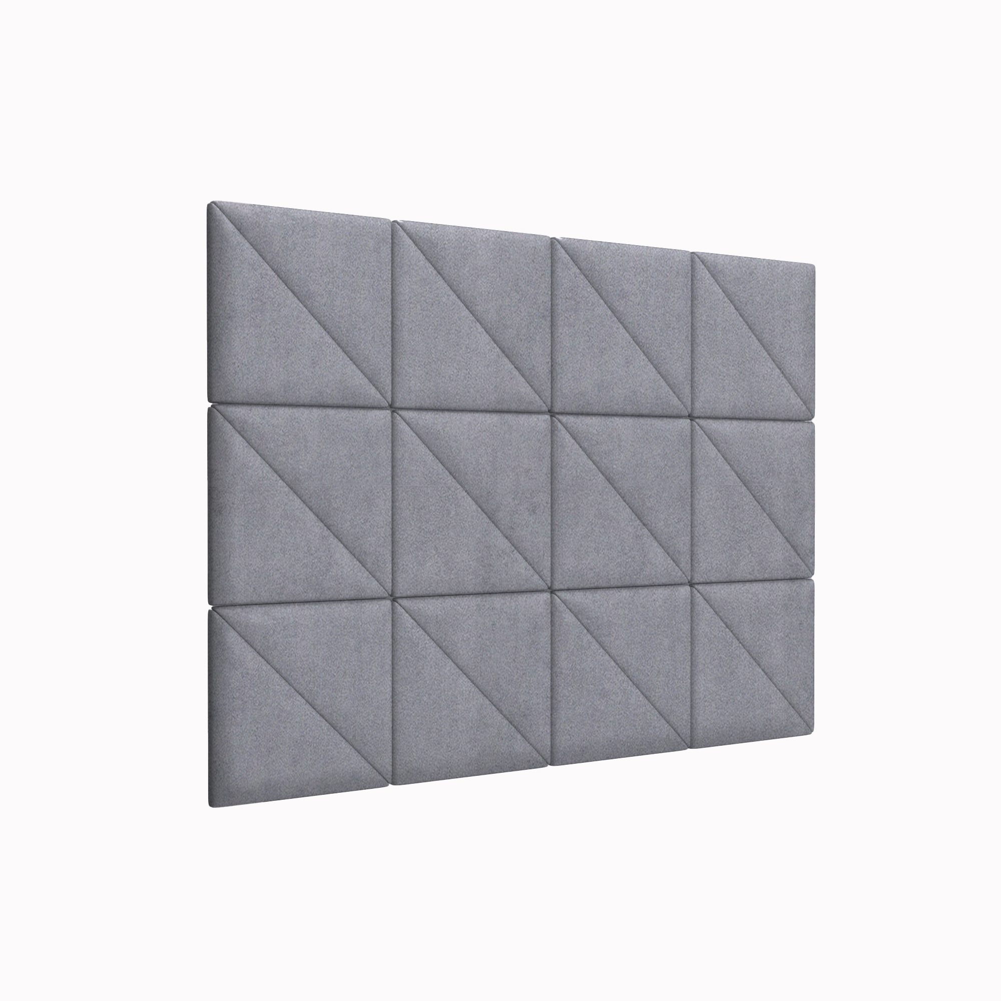 

Прикроватная панель Alcantara Gray 30х30TPL см 2 шт., Серый, KG323030TPL-2