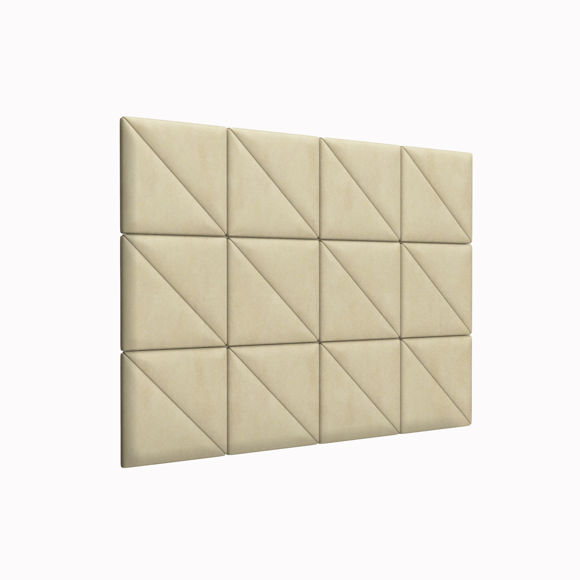 

Прикроватная панель Alcantara Peach 30х30TPL см 2 шт., Бежевый, KG333030TPL-2