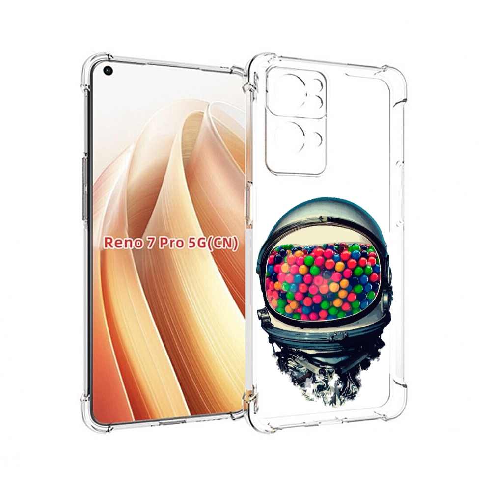 

Чехол MyPads шлем космонавта для OPPO Reno7 Pro 5G, Прозрачный, Tocco