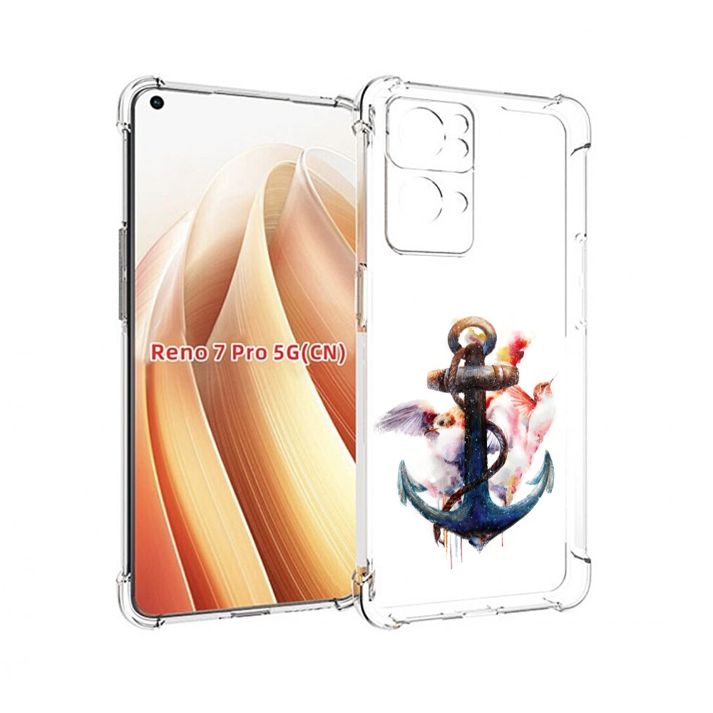 

Чехол MyPads якорь с птицами для OPPO Reno7 Pro 5G, Прозрачный, Tocco