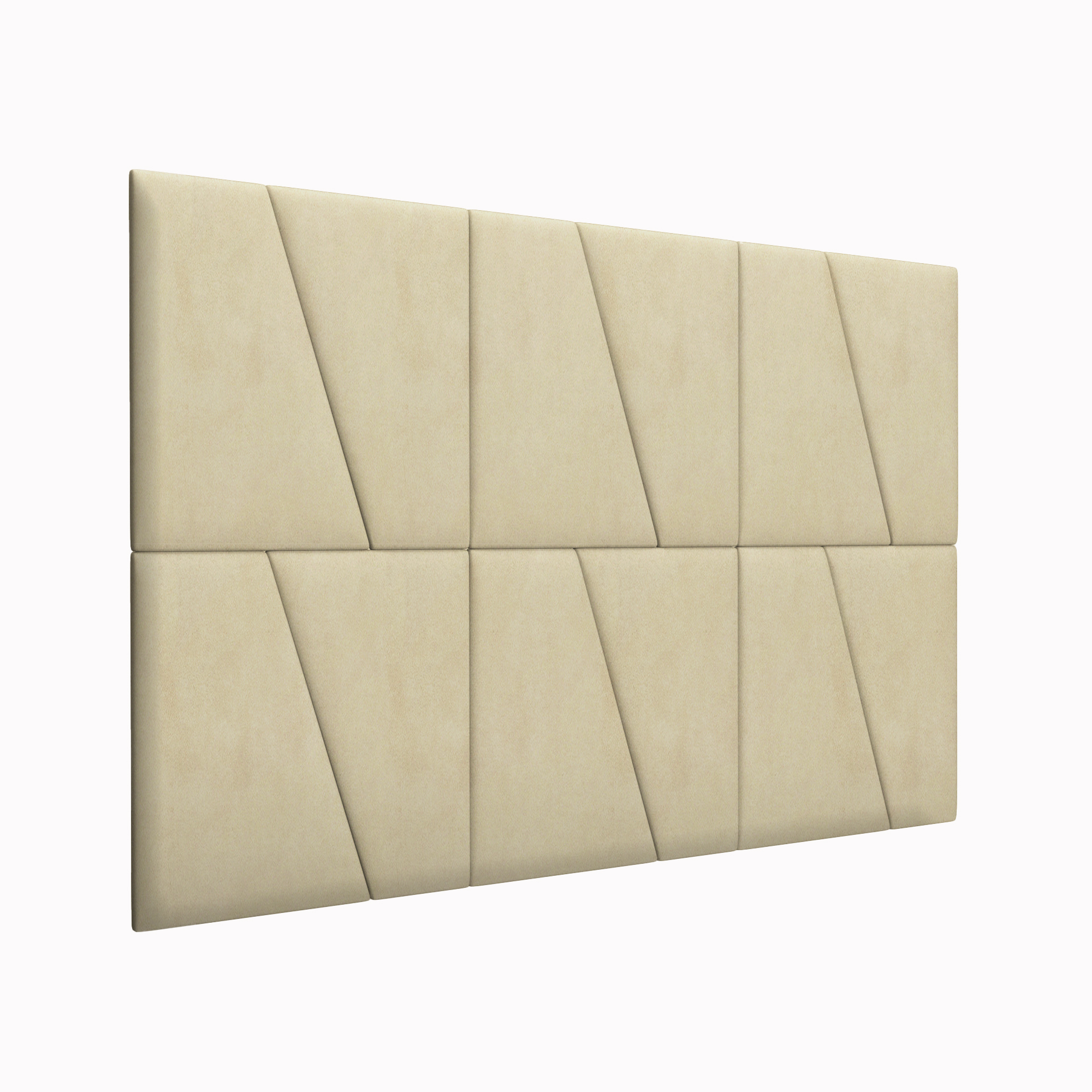

Прикроватная панель Alcantara Peach 50х50DL см 2 шт., Бежевый, KG335050DL-2