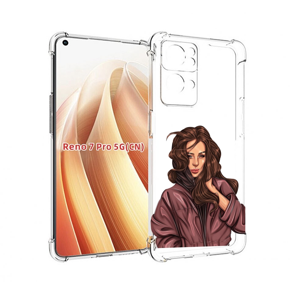 

Чехол MyPads Арт рисунок девушки для OPPO Reno7 Pro 5G, Прозрачный, Tocco