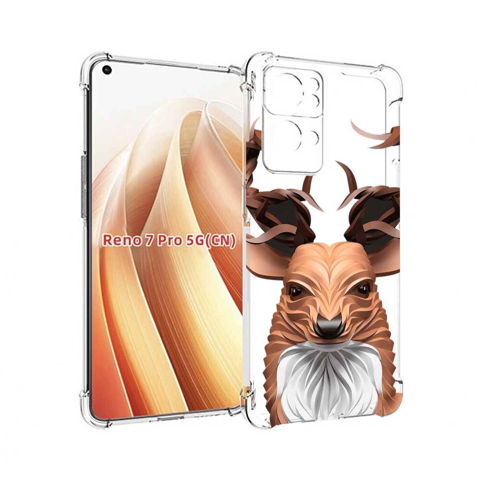 

Чехол MyPads 3D-олень для OPPO Reno7 Pro 5G, Прозрачный, Tocco