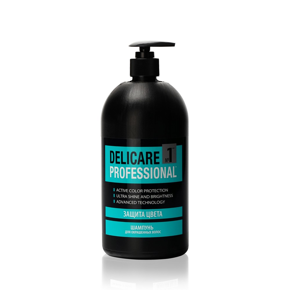 Шампунь Delicare Professional Защита цвета для окрашенных волос, 1000 мл