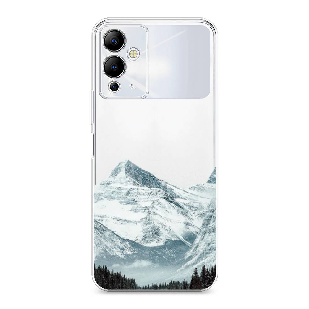 

Чехол на Infinix Note 12i "Горы арт 1", Белый;зеленый, 3102050-2
