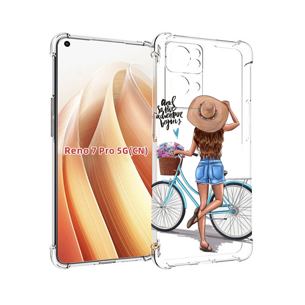 

Чехол MyPads Adventure женский для OPPO Reno7 Pro 5G, Прозрачный, Tocco