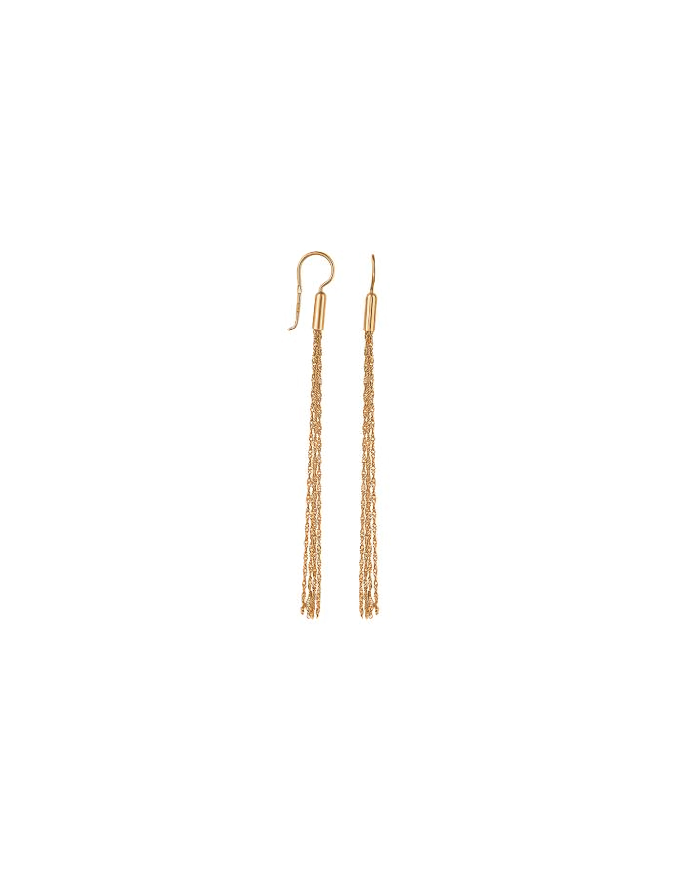 

Серьги подвески из золота TEO MAORI 8НС12-073, 8НС12-073