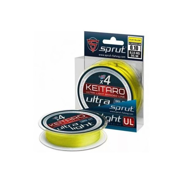 фото Шнур sprut keitaro 95m/0,06mm (fluo yellow)