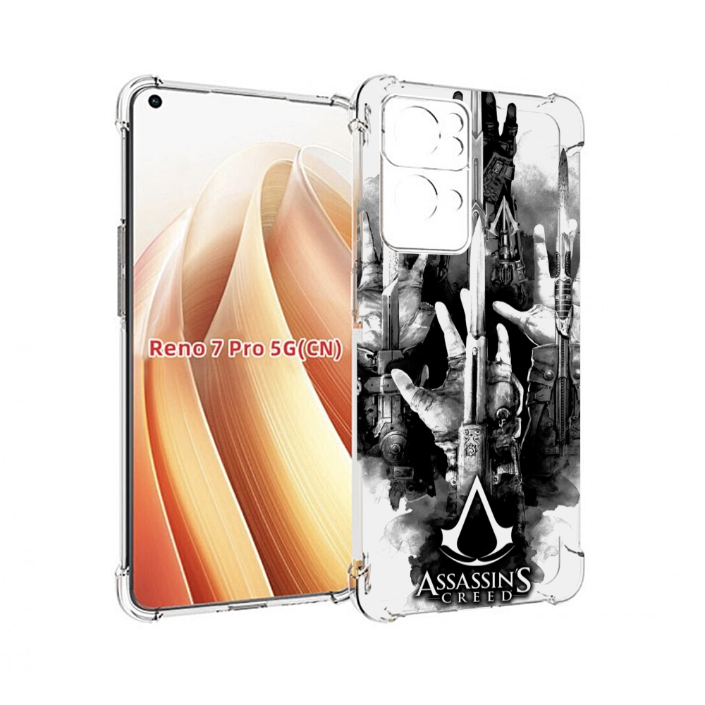 

Чехол MyPads Assassin's Creed скрытый клинок для OPPO Reno7 Pro 5G, Прозрачный, Tocco