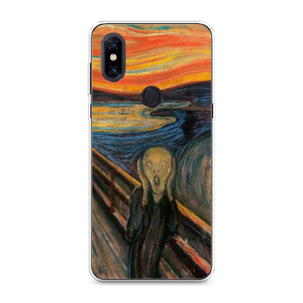 

Чехол Awog на Xiaomi Mi Mix 3 "Крик", Разноцветный, 34950-9