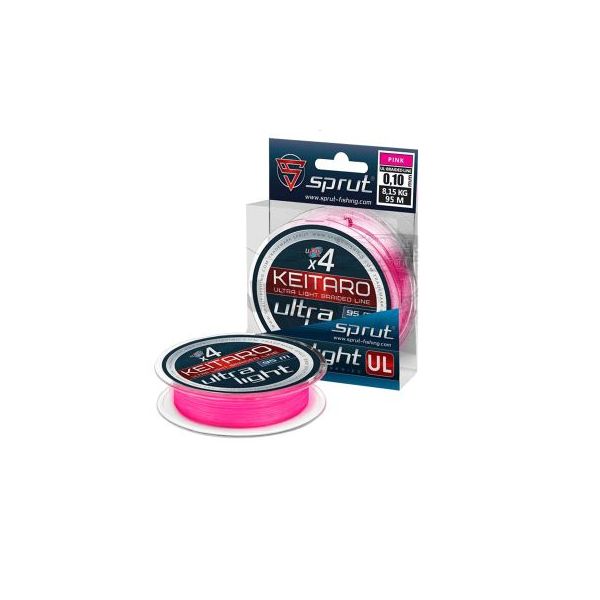 Шнур Sprut KEITARO 95m/0,06mm (Pink)