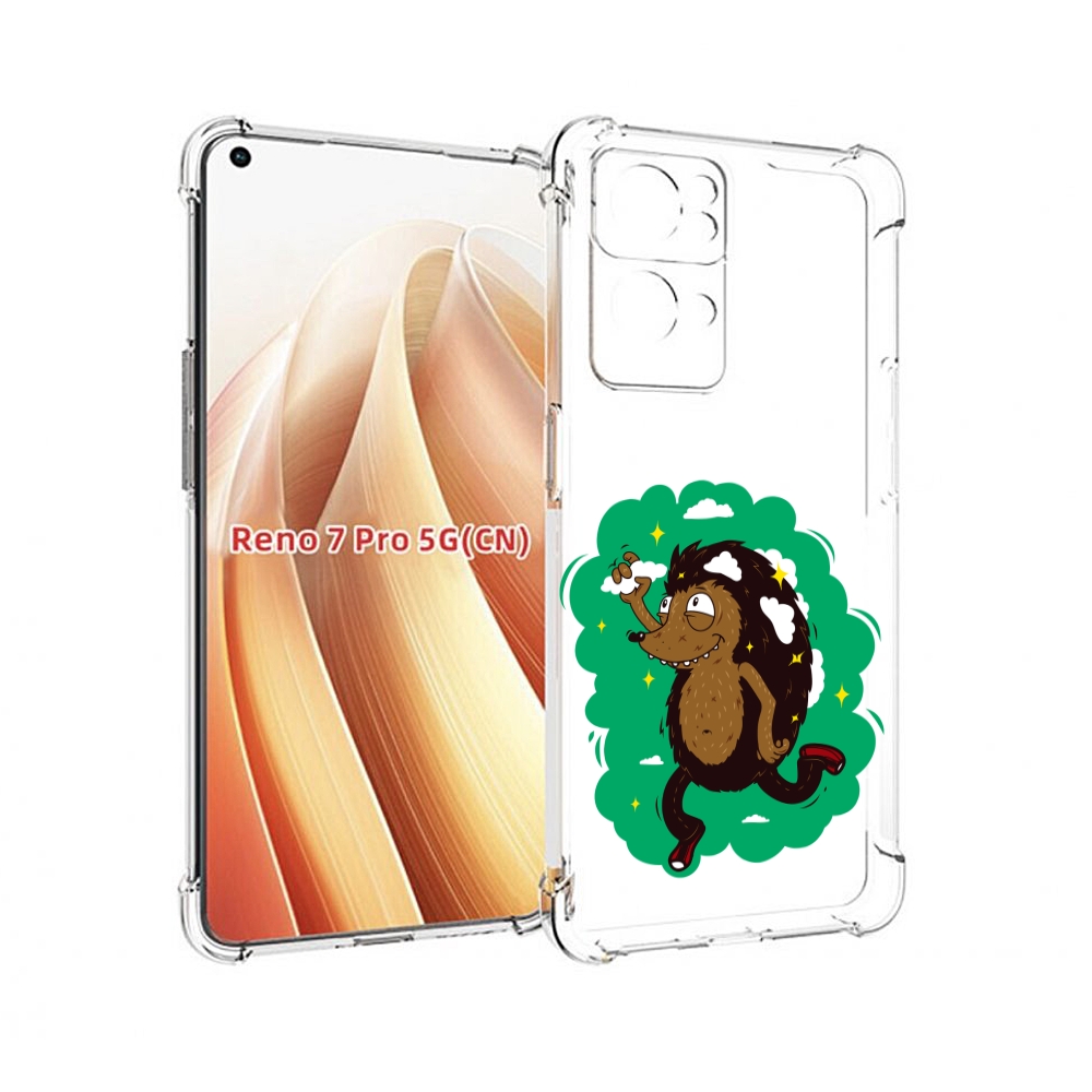 

Чехол MyPads Ежик в облаках для OPPO Reno7 Pro 5G, Прозрачный, Tocco