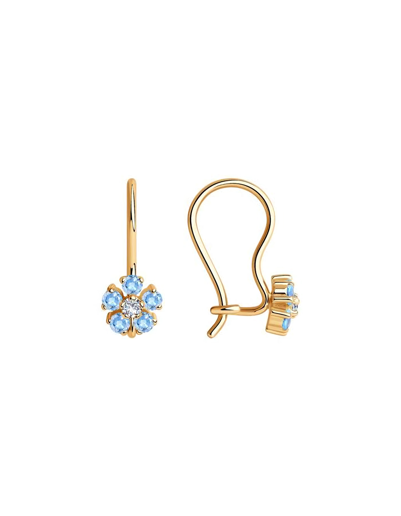

Серьги из золота TEO MAORI 822682, фианит, 822682
