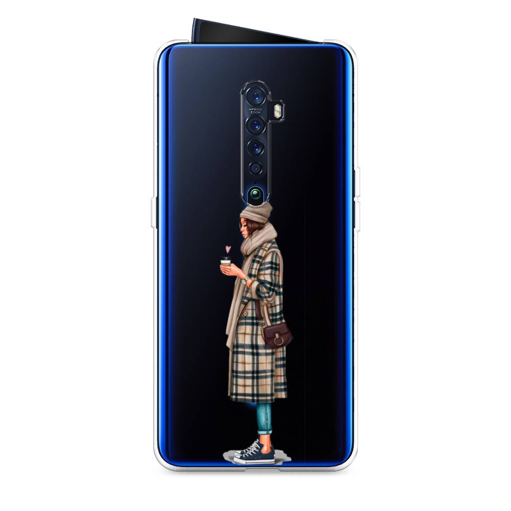 

Чехол на Oppo Reno 2 "Утренний кофе", Коричневый;бежевый, 253550-6