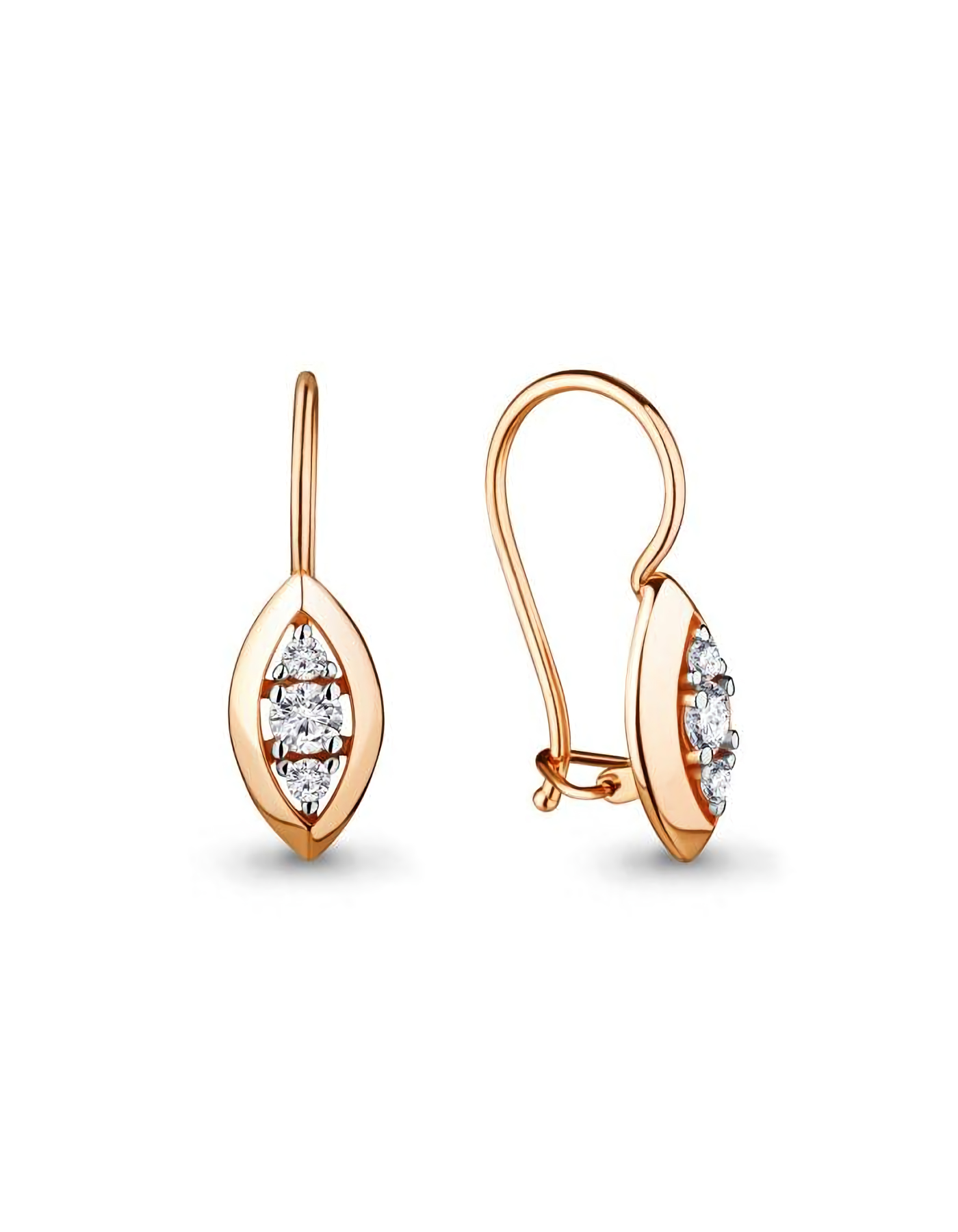 

Серьги из золота TEO MAORI 846683.1, фианит, 846683.1