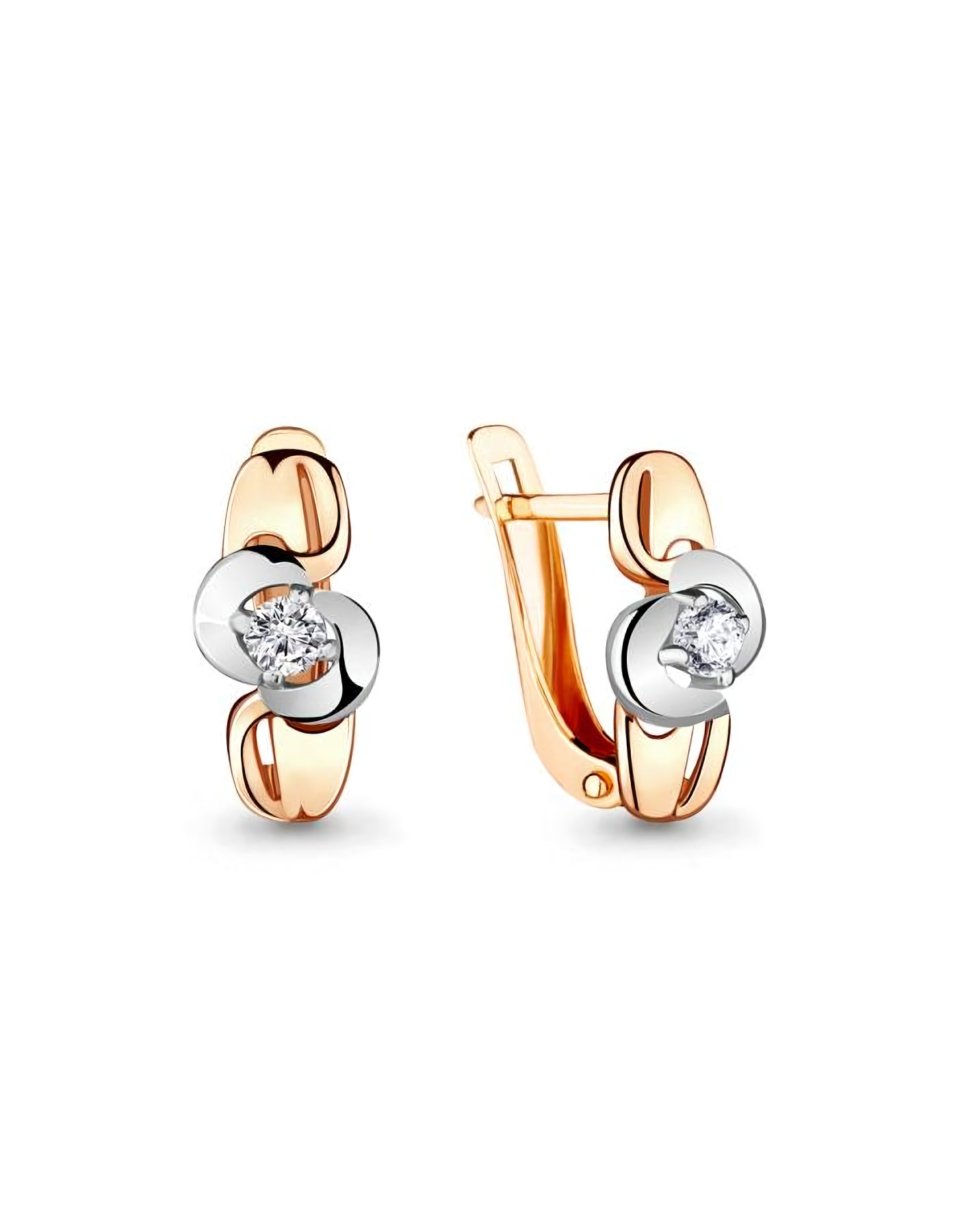

Серьги из золота TEO MAORI 846860.1, фианит, 846860.1