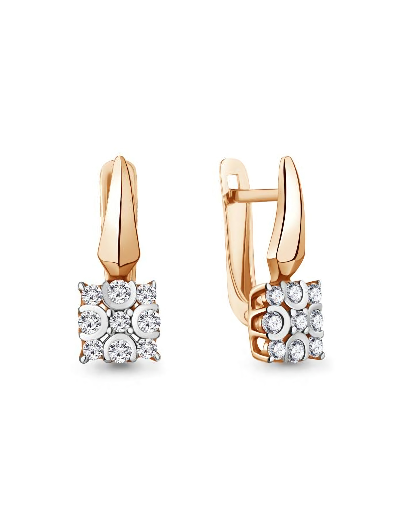 

Серьги из золота TEO MAORI 848306А.1, фианит, 848306А.1