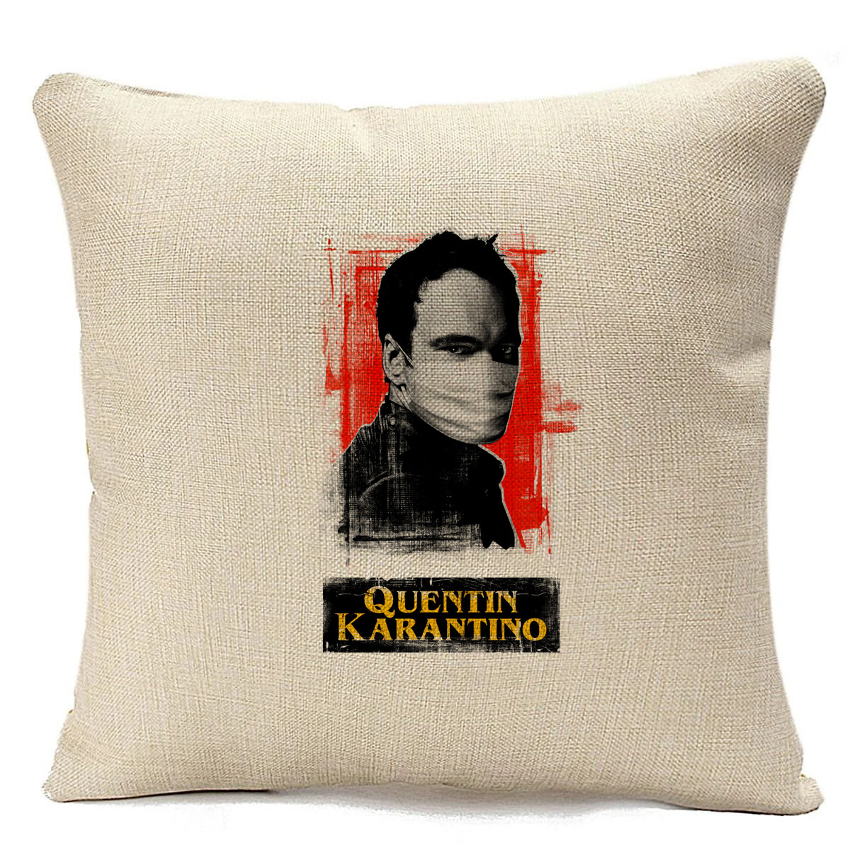 фото Подушка бежевая coolpodarok quentin tarantino