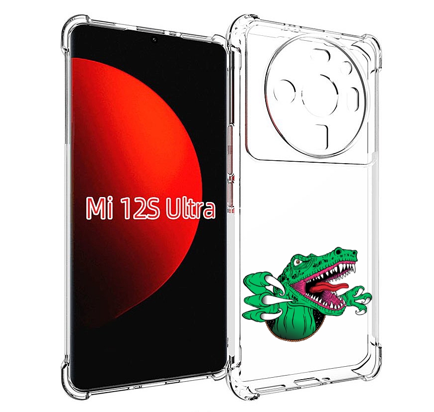 

Чехол MyPads крокодил для Xiaomi 12S Ultra, Прозрачный, Tocco