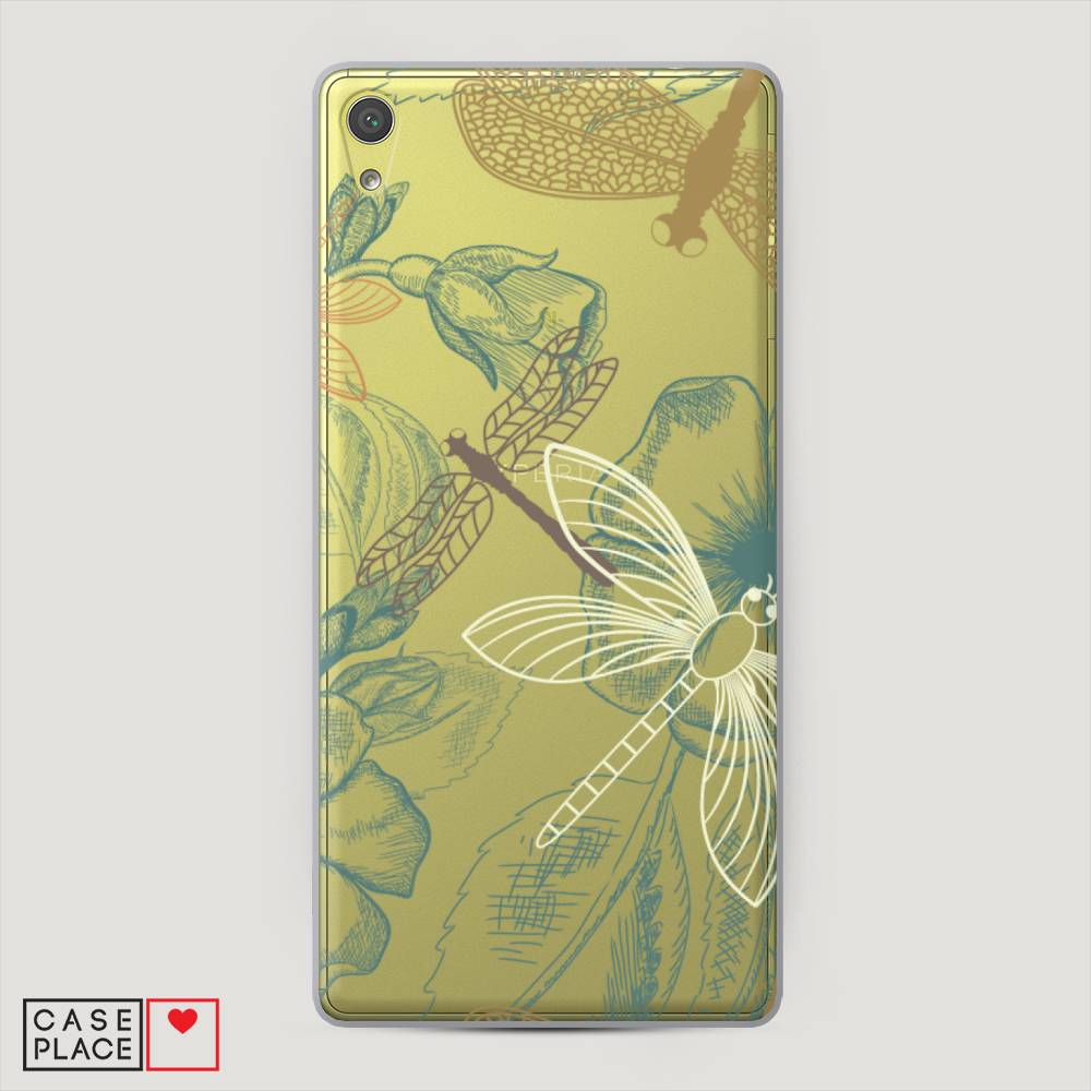 

Пластиковый чехол "Тени стрекоз" на Sony Xperia XA Ultra