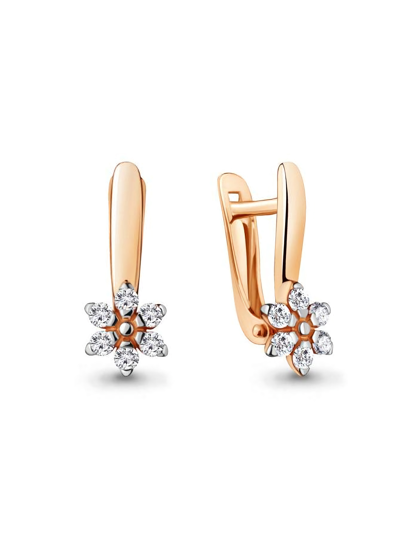 

Серьги из золота TEO MAORI 848337А.1, фианит, 848337А.1